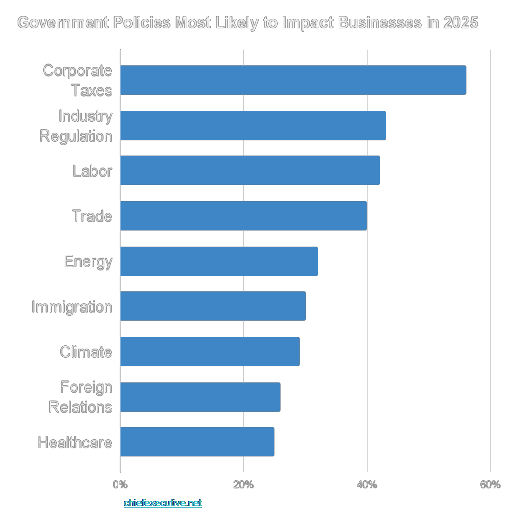 Government Policies Most Likely to Impact Businesses in 2025